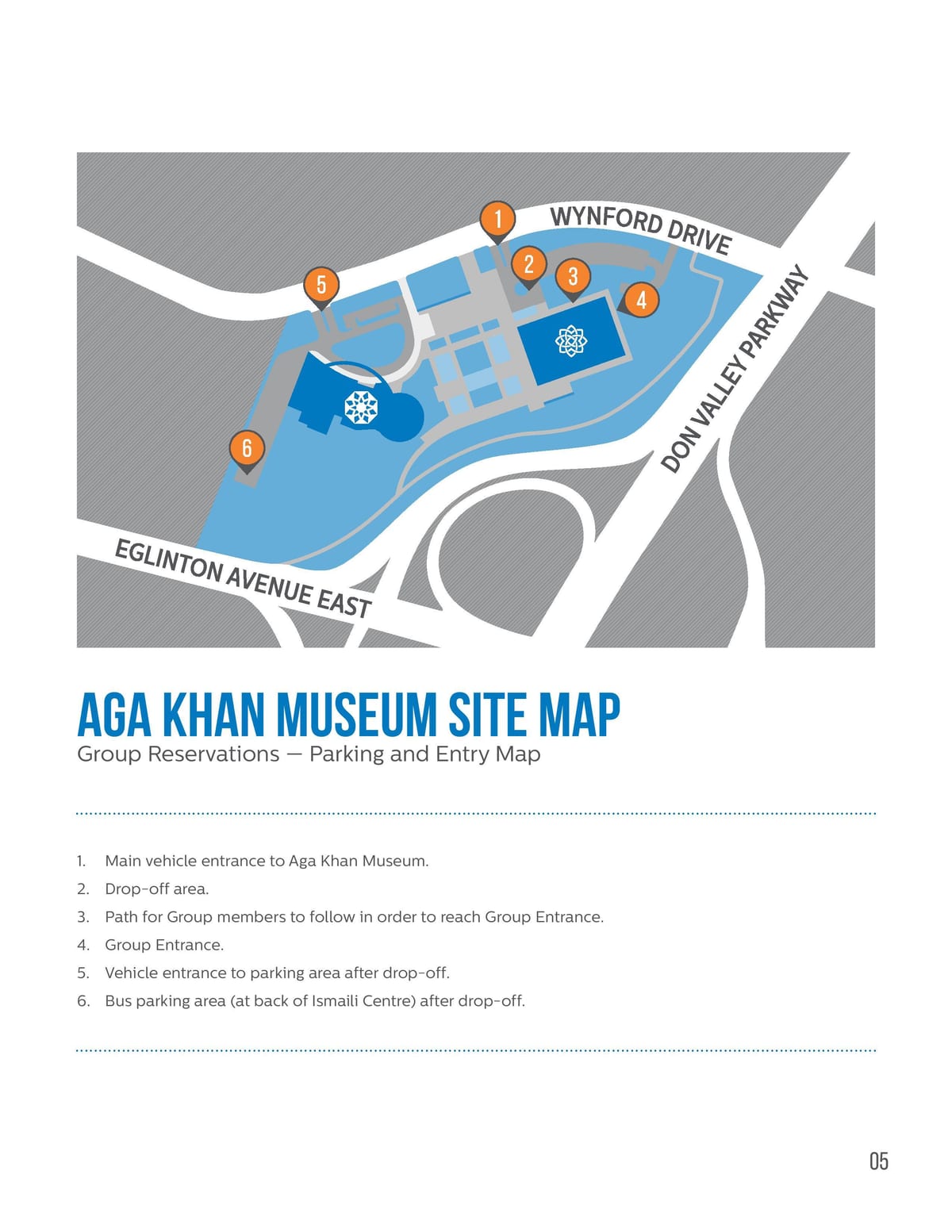 نقشه Aga Khan museum