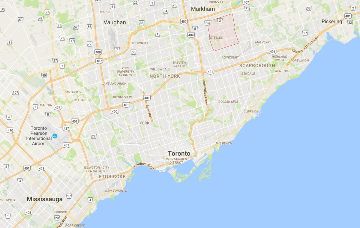 نقشه Milliken منطقه تورنتو