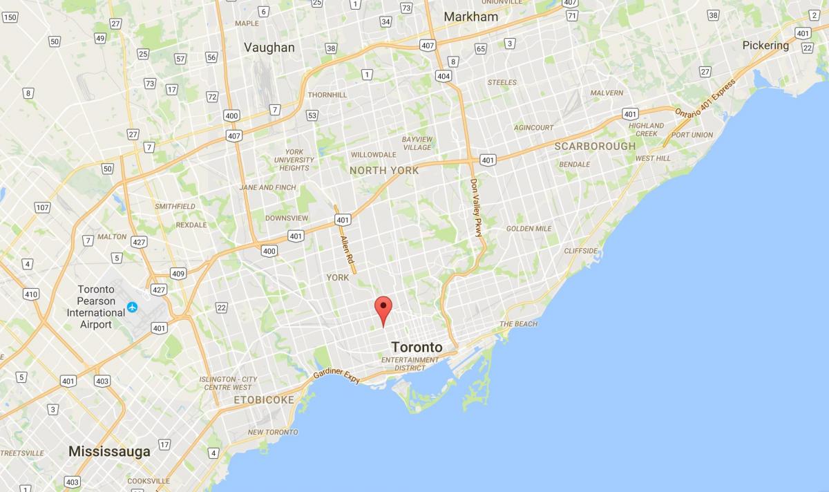 نقشه Mirvish ایجاد منطقه تورنتو