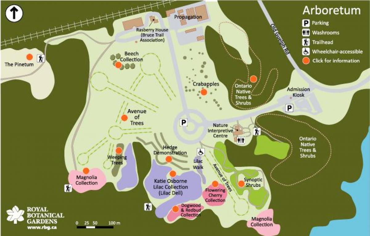 نقشه RBG باغ