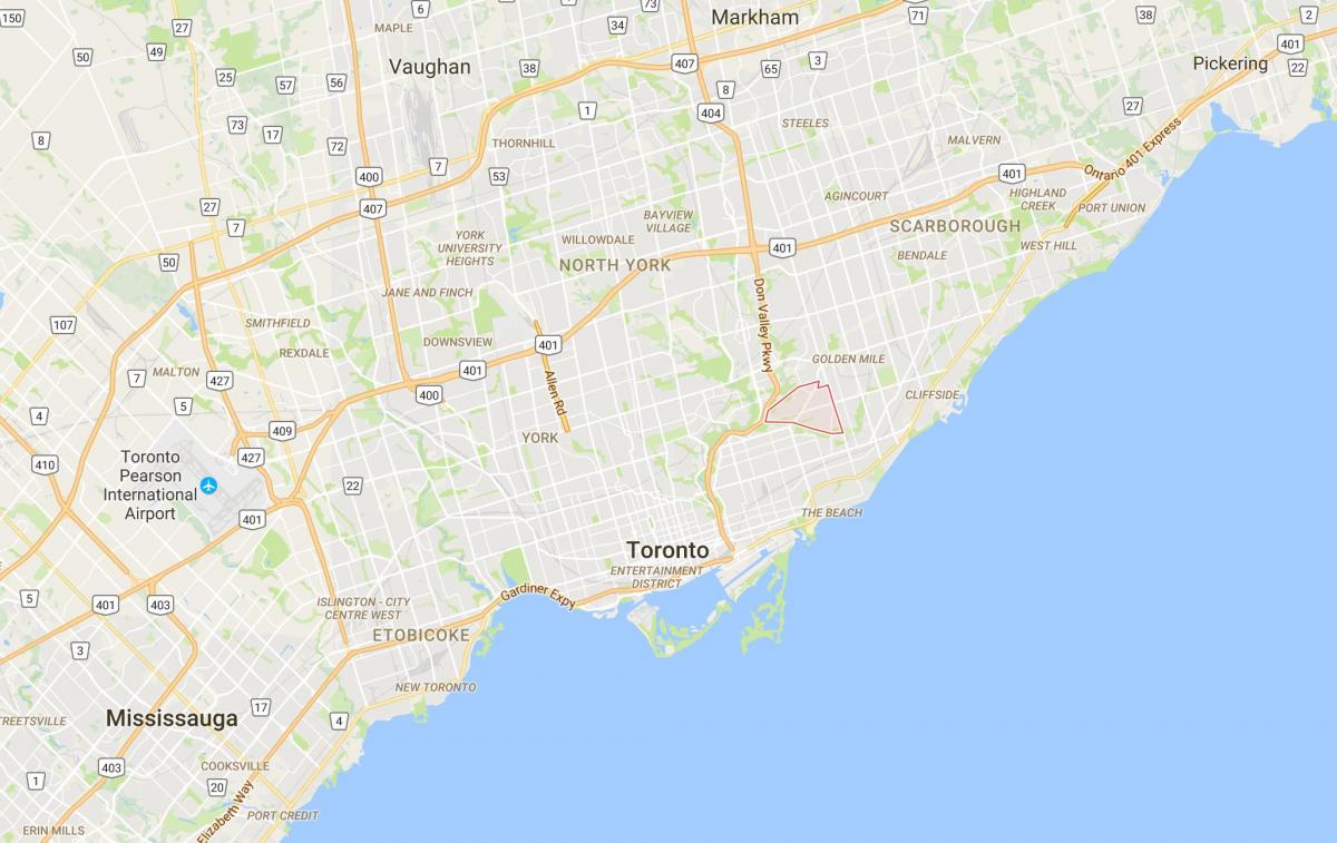 نقشه اوکانر–Parkview منطقه تورنتو