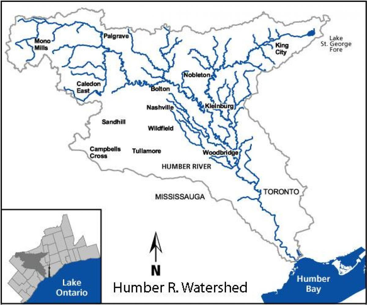 نقشه از رودخانه هامبر