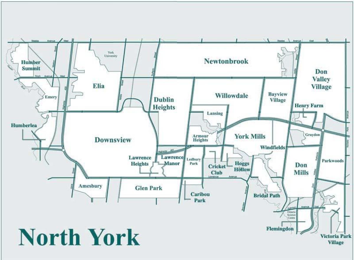 نقشه از شمال نیویورک