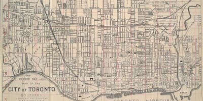 نقشه از تورنتو 1902
