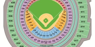 نقشه Rogers centre بیس بال