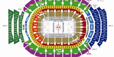 نقشه Air Canada Centre سوئیت - ACC