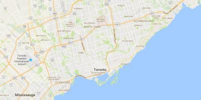 نقشه Bayview ایجاد منطقه تورنتو