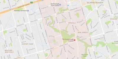 نقشه Bendale محله تورنتو