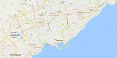 نقشه Bendale منطقه تورنتو