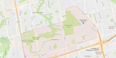 نقشه Downsview محله تورنتو