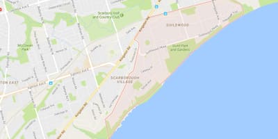 نقشه Guildwood محله تورنتو