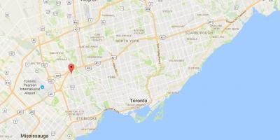 نقشه Kingsview ایجاد منطقه تورنتو