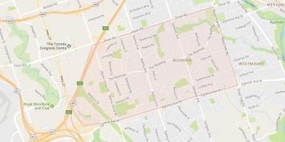 نقشه Richview محله تورنتو