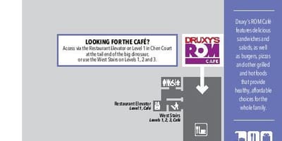 نقشه Royal Ontario Museum café سطح