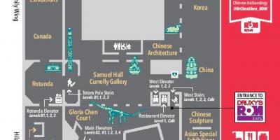 نقشه Royal Ontario Museum سطح 1