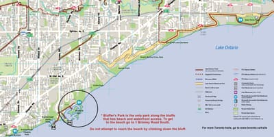 نقشه Scarborough بلوففس