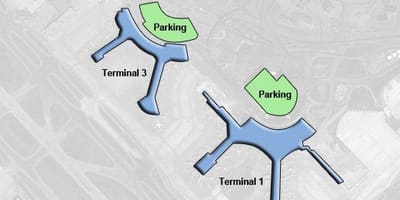 نقشه از Toronto Pearson فرودگاه کانادا