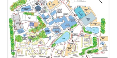 نقشه university of Toronto Mississauga پارکینگ