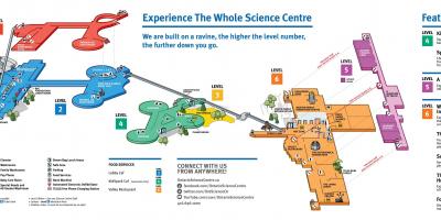 نقشه از مرکز علوم انتاریو