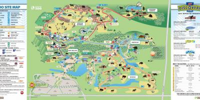 نقشه از باغ وحش تورنتو