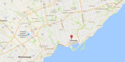 نقشه بالدوین ایجاد منطقه تورنتو