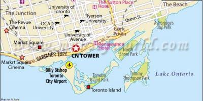 نقشه برج CN تورنتو