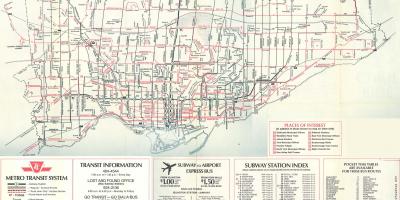 نقشه از تورنتو 1976