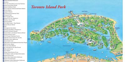 نقشه از تورنتو جزیره پارک