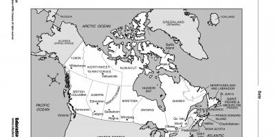 نقشه از تورنتو در کانادا