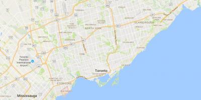 نقشه جدید منطقه تورنتو تورنتو