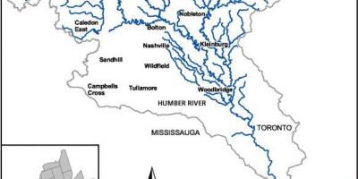 نقشه از رودخانه هامبر