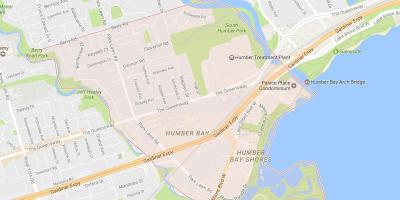 نقشه ستنگت-Queensway محله محله های تورنتو