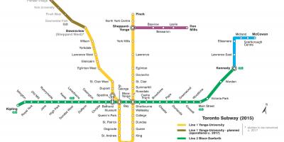 نقشه مترو تورنتو