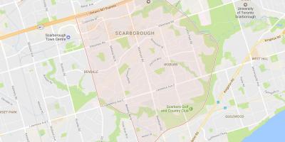 نقشه ووبورن محله تورنتو
