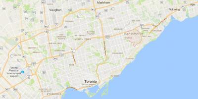 نقشه ووبورن منطقه تورنتو