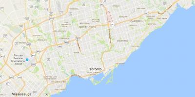 نقشه پلزنت ویو منطقه تورنتو