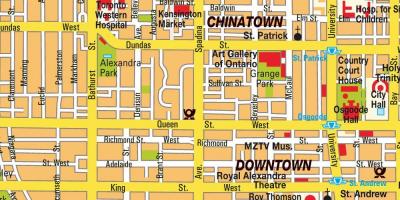 نقشه محله چینی ها انتاریو
