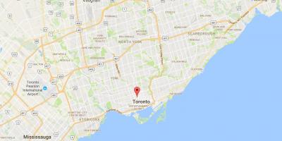 نقشه از کشف منطقه منطقه تورنتو